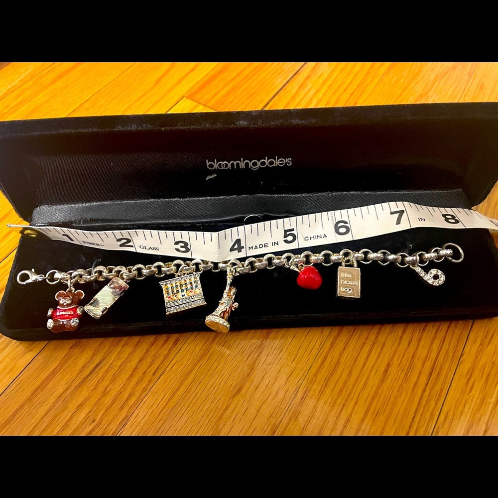 Vintage Bloomingdales New York Charm Bracelet
